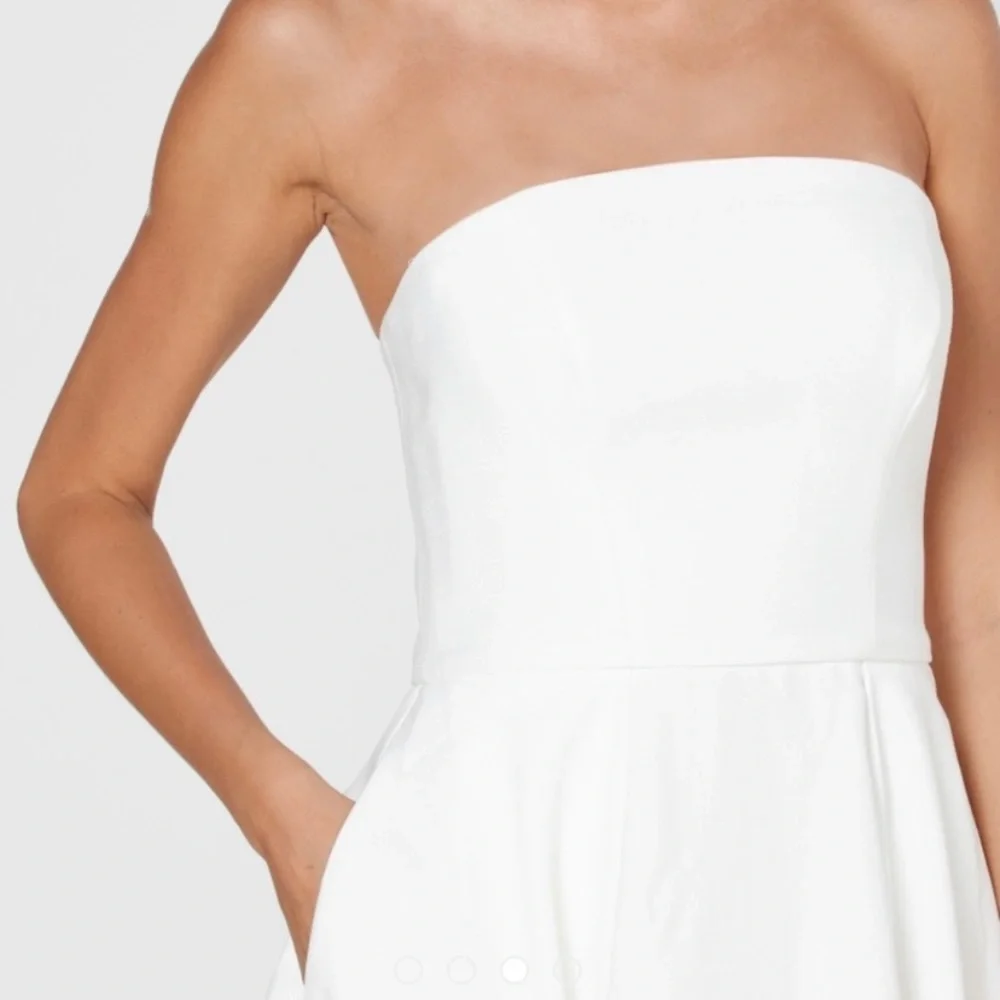 C/MEO Collective Making Waves Strapless Dress - Picture 4 of 10